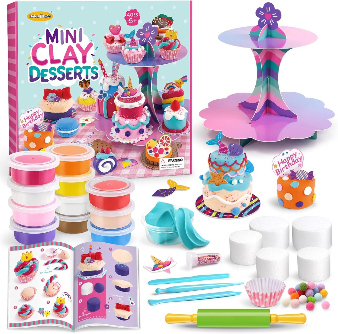 Craft Kits for Kids Make Your Own Mini Desserts with Air Dry Clay